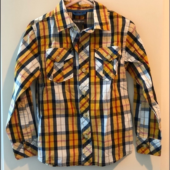 Eddie Bauer boys size 4 button down shirt - Picture 1 of 15